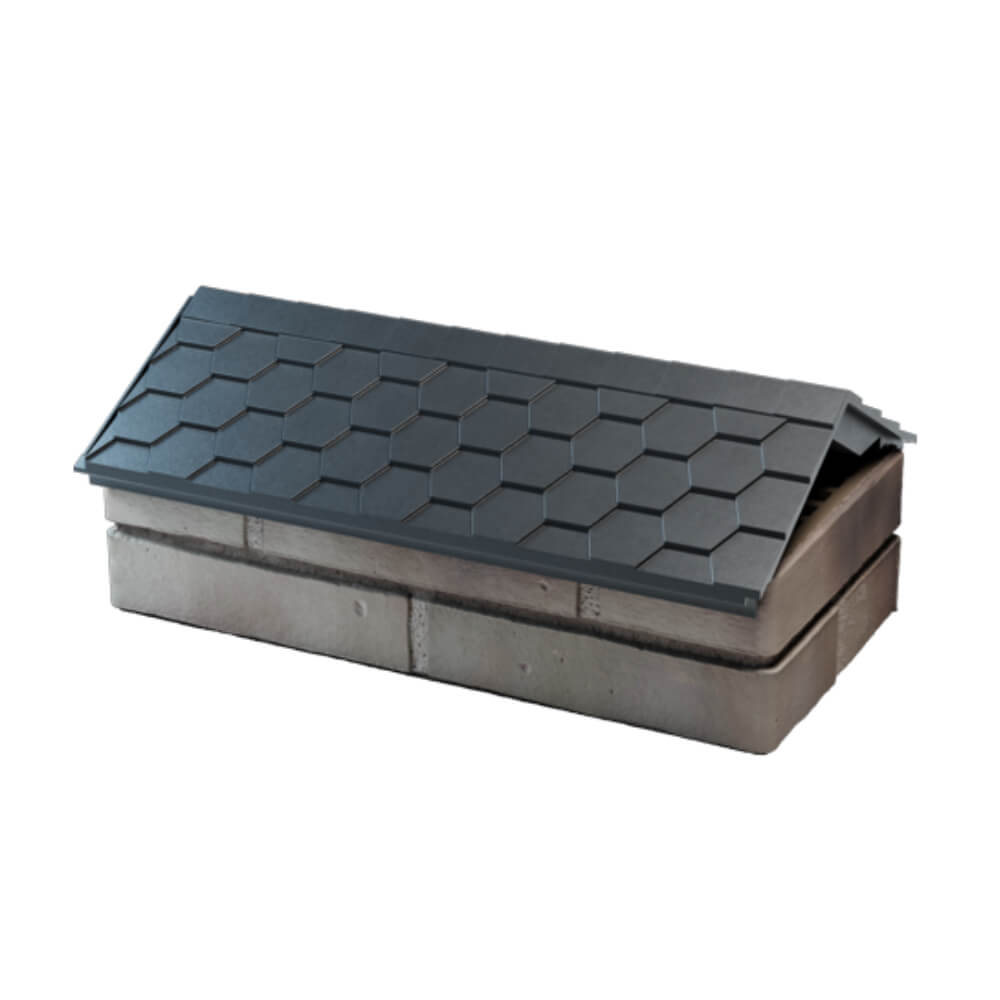 Парапет Zking Эверест Серый с посадкой на 1 кирпич (200/225/255мм) в Сибае фото