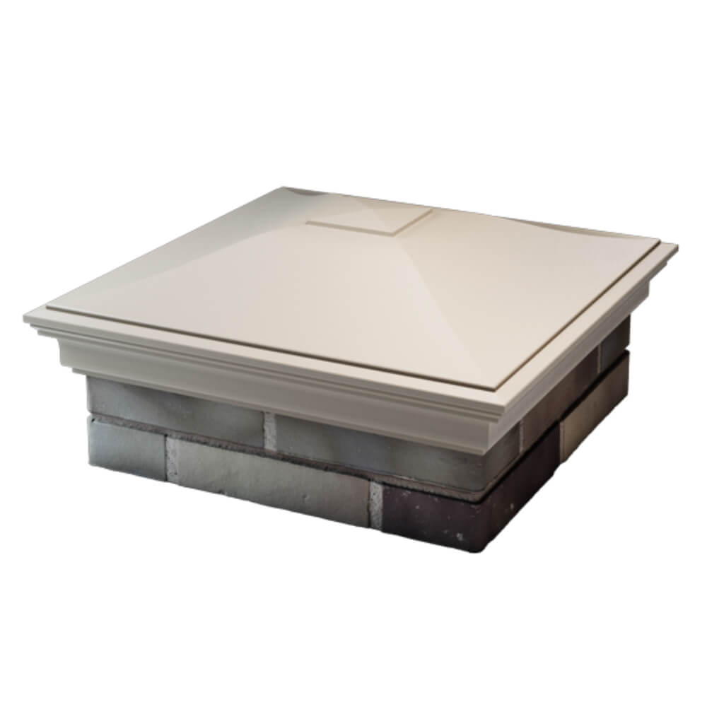 Колпак Zking Монблан Бежевый на столб 2х2 кирпича (515х515мм) в Сибае фото