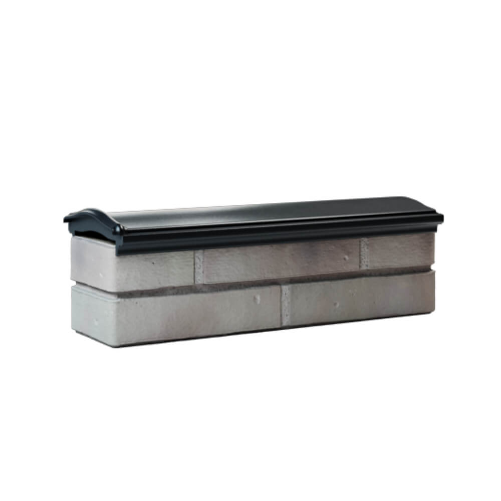 Парапет Zking Монблан Черный посадка на 0.5 кирпича (130мм) Сибай фото