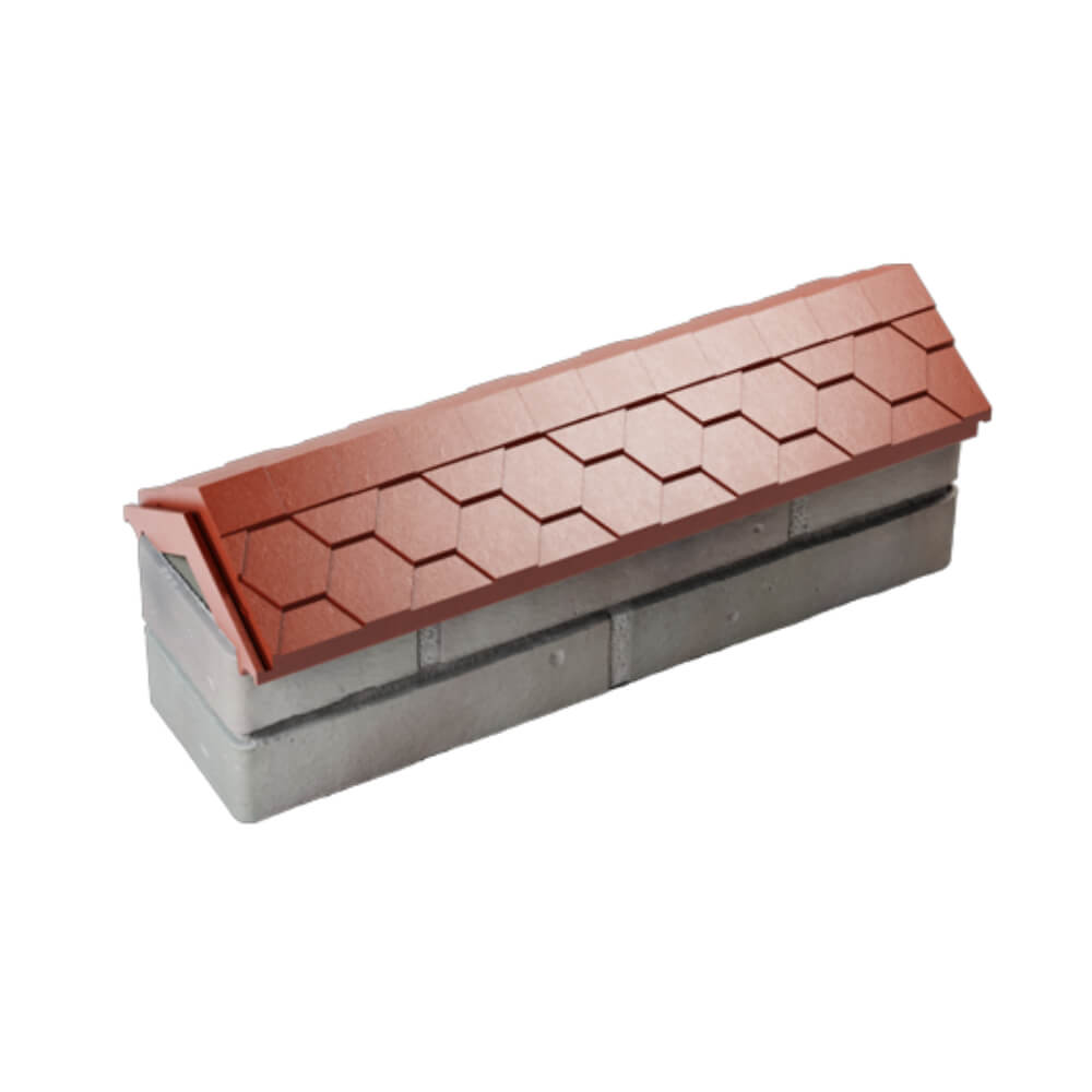 Парапет Zking Эверест Красный с посадкой на 0.5 кирпича (130мм) в Сибае фото