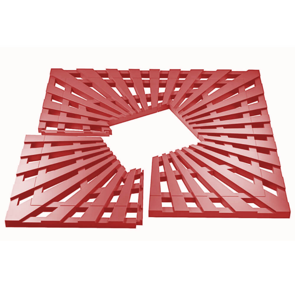 Приствольная решетка для дерева ZKING ATMOSPHERE 1.2х1.2м Красная в Сибае фото