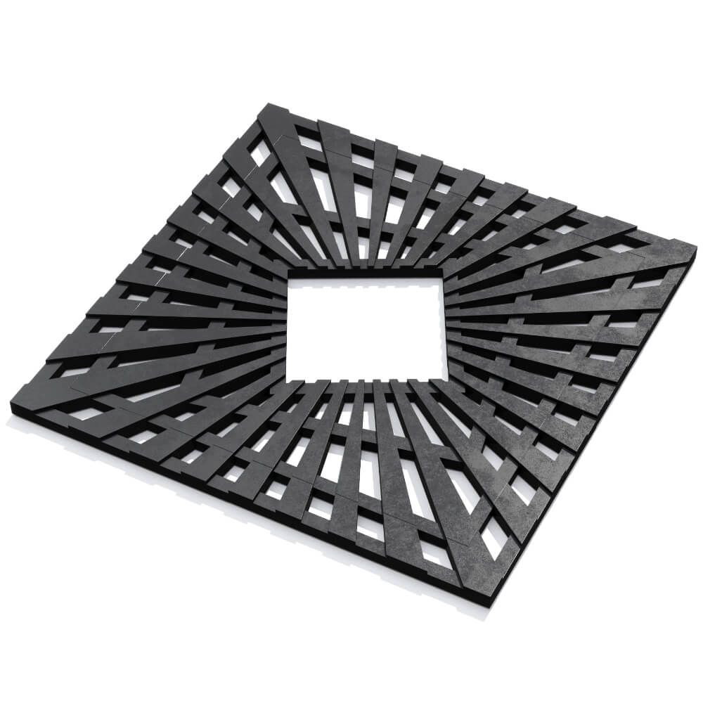 Приствольная решетка для дерева ZKING ATMOSPHERE 1.2х1.2м Черная в Сибае фото