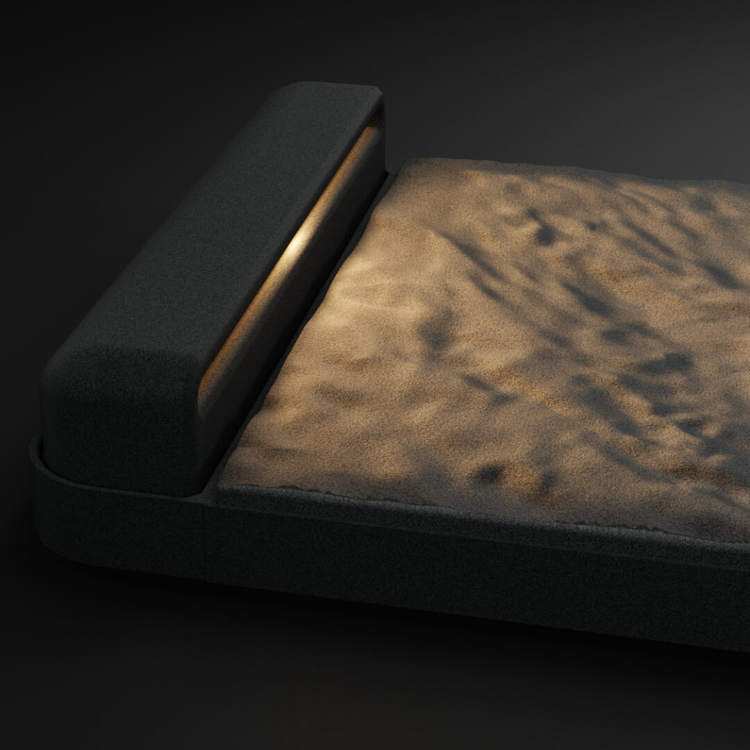 LED Светильник для шаговой плиты STONE Графитовый Серый 330х75х98мм Сибай фото