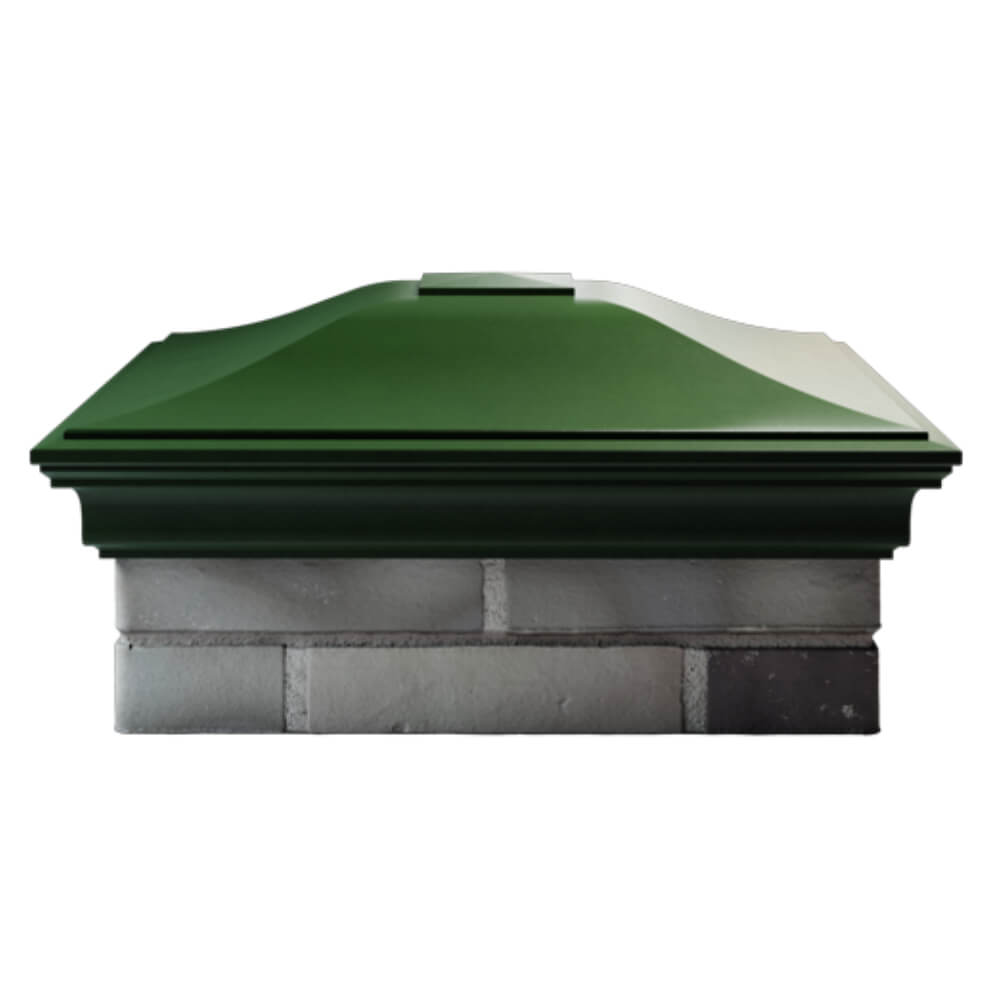 Колпак Zking Монблан Зеленый на столб 2х2 кирпича (515х515мм) в Сибае фото