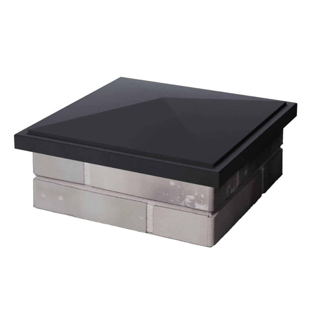 Колпак Zking БонаМоно Серый на столб 1.5х1.5 кирпича (385х385, 400х400мм) в Сибае фото