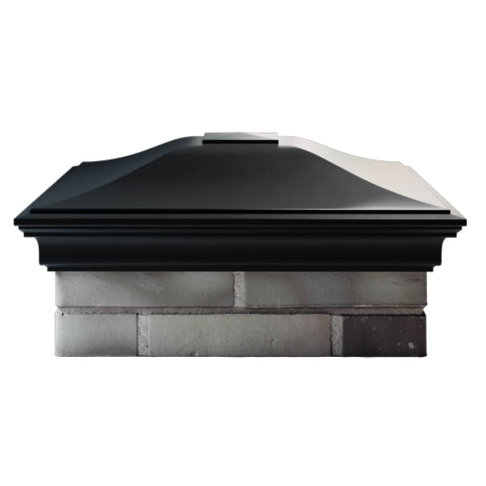 Колпак Zking Монблан Черный на столб 2х2 кирпича (515х515мм) в Сибае фото