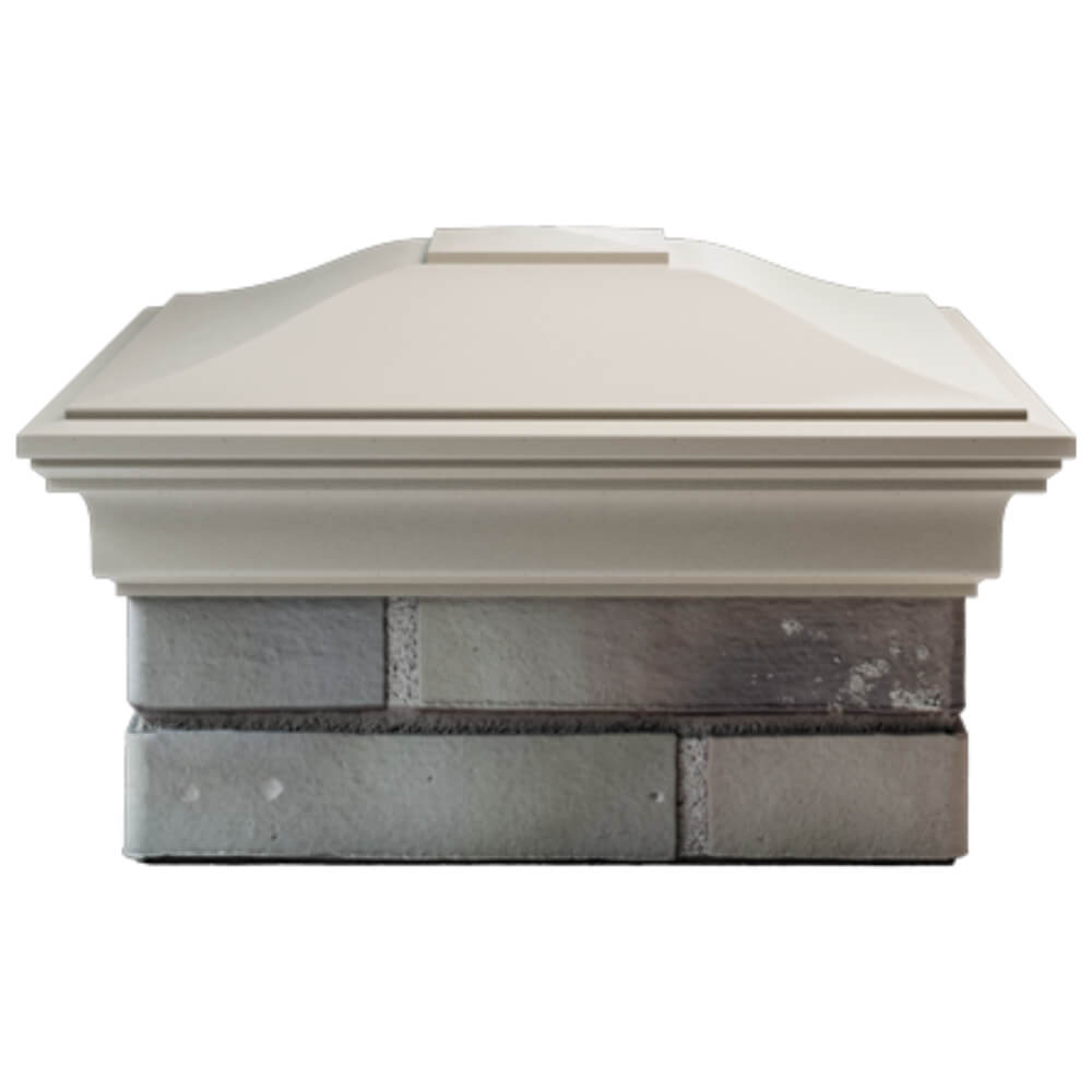 Колпак Zking Монблан Бежевый на столб 1.5х1.5 кирпича (385х385мм) Сибай фото