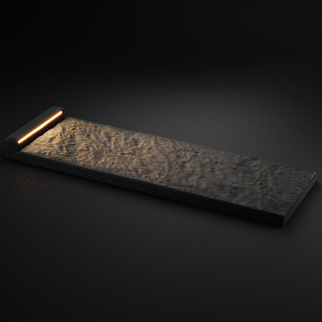 LED Светильник для шаговой плиты STONE Графитовый Серый 330х75х98мм в Сибае фото