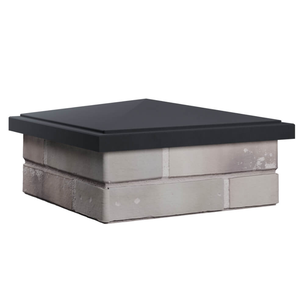 Колпак Zking БонаМоно Серый на столб 1.5х1.5 кирпича (385х385, 400х400мм) в Сибае фото