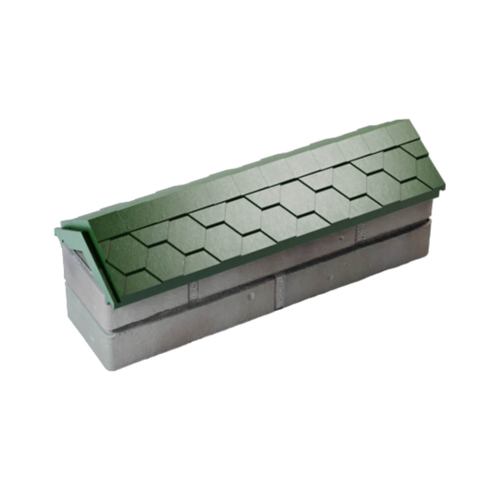 Парапет Zking Эверест Зеленый с посадкой на 0.5 кирпича (130мм) в Сибае фото