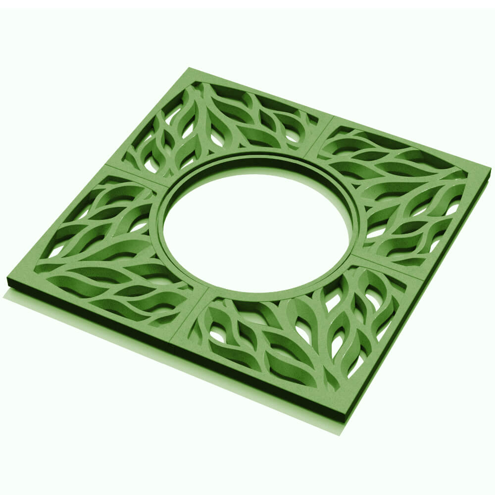 Приствольная решетка для дерева ZKING CRUST 1.2х1.2м Зеленая в Сибае фото