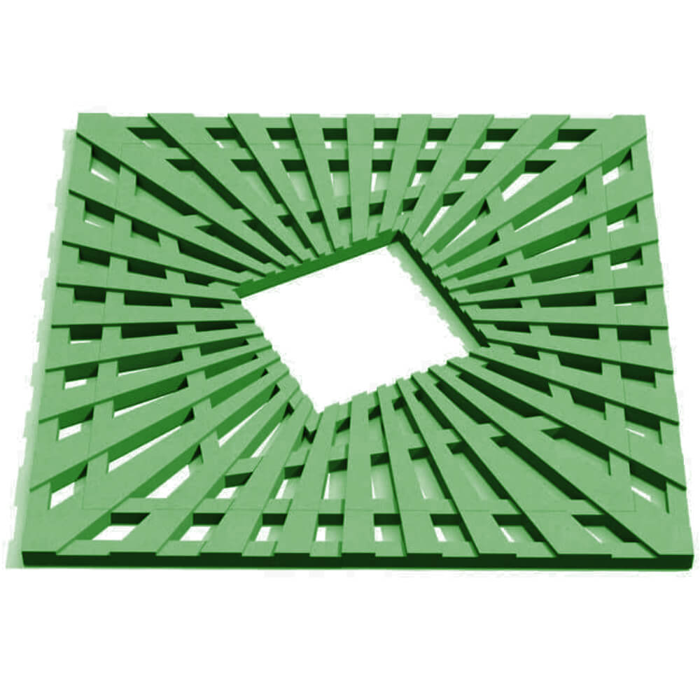 Приствольная решетка для дерева ZKING ATMOSPHERE 1.2х1.2м Зеленая Сибай фото